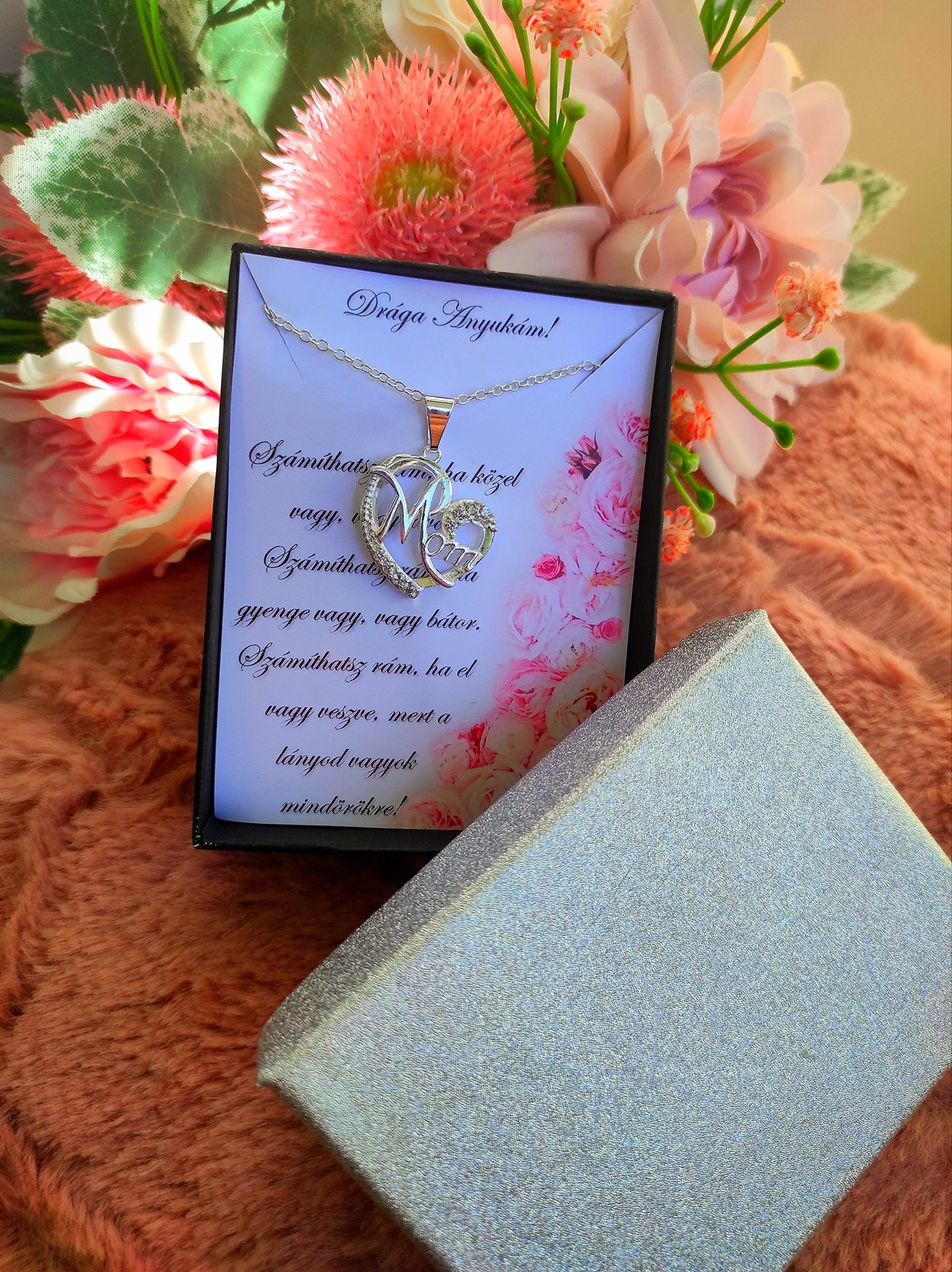 Anya medálos cirkónia köves nyaklánc